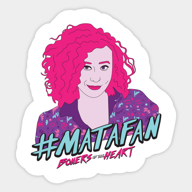 Matafan Sticker by Little Empire Podcast
